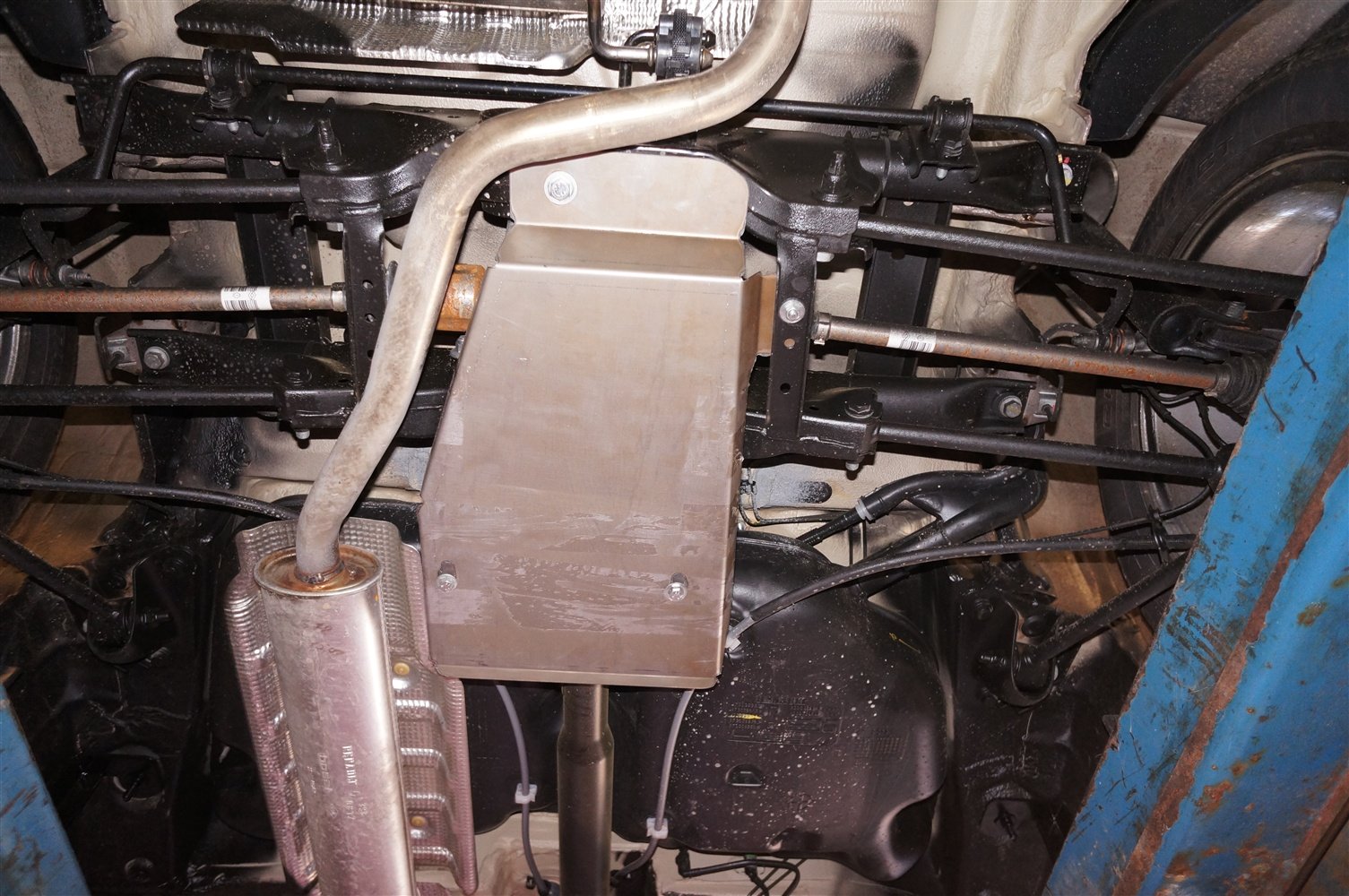 Алюминиевая защита редуктора АВС-Дизайн для Renault Duster