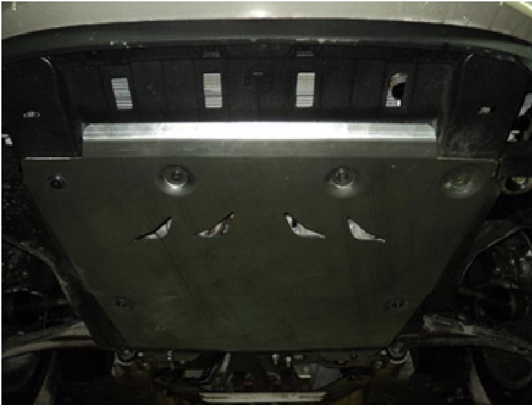 Алюминиевая защита картера и КПП АВС-Дизайн для Chevrolet Cruze (2009-2014)