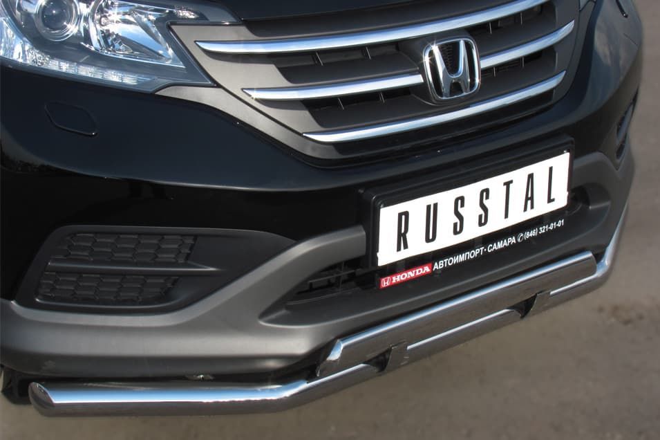 Передняя защита Russtal для Honda CR-V 2.0L (2012-2015)