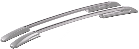 Рейлинги на крышу АПС для серебристый для Mazda CX-5 (2017-н.в.) серебристые