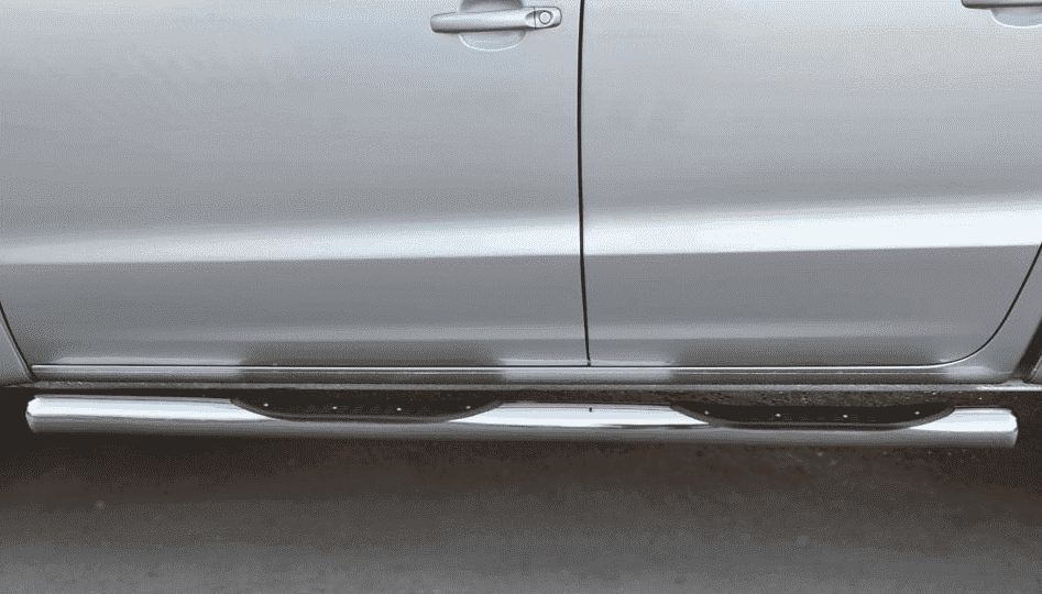Пороги труба с накладкой Russtal для Volkswagen Amarok