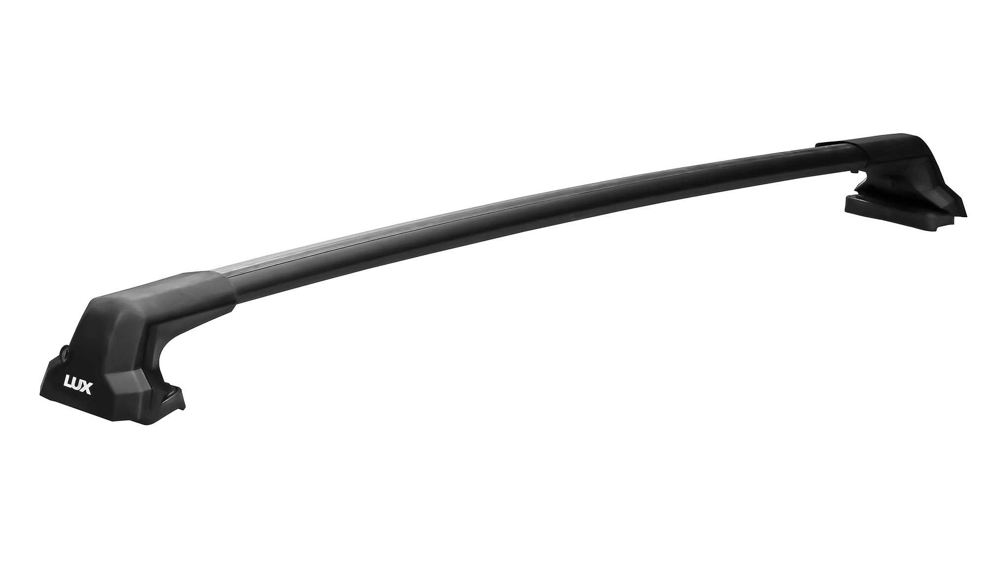 Багажник LUX CITY черный на аэродинамических дугах для Toyota Alphard (2015-н.в.)