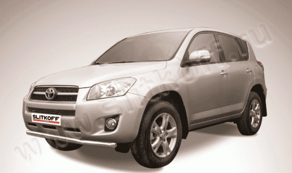 Защита переднего бампера Slitkoff для Toyota RAV4 (2010-2013)