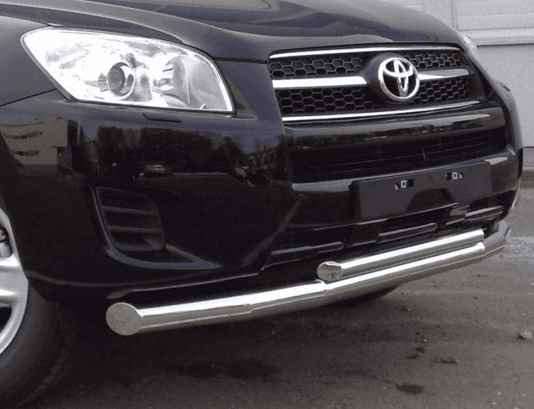Передняя защита Russtal для Toyota RAV4 (2010-2013)