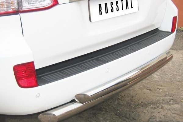 Защита заднего бампера Russtal d63/42 (дуга) для Toyota Land Cruiser 100