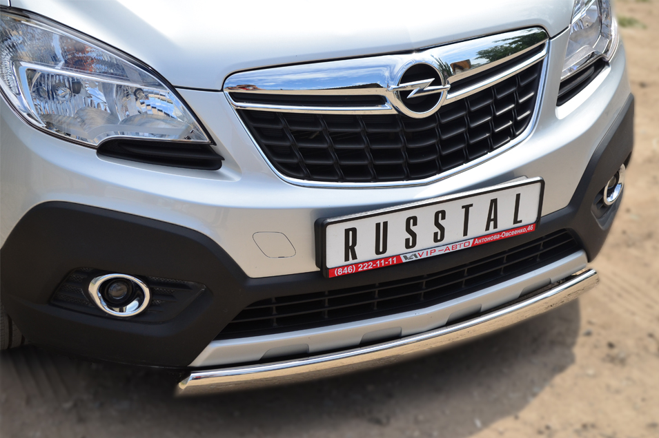 Передняя защита Russtal для Opel Mokka (2012-2015)