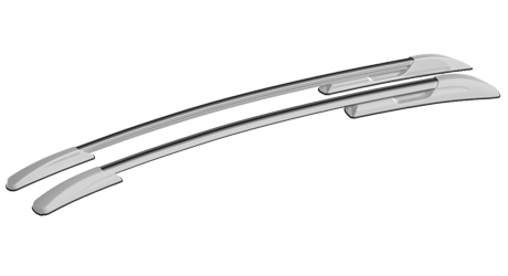 Рейлинги на крышу АПС для Ford Focus (2011-2019) серебристые