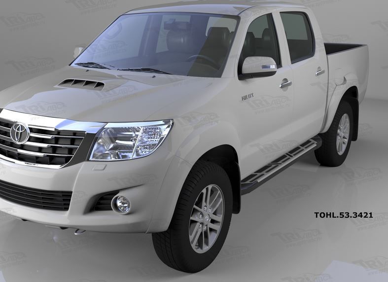 Пороги Can Otomotiv Corund для Toyota Hilux (2011-2015)