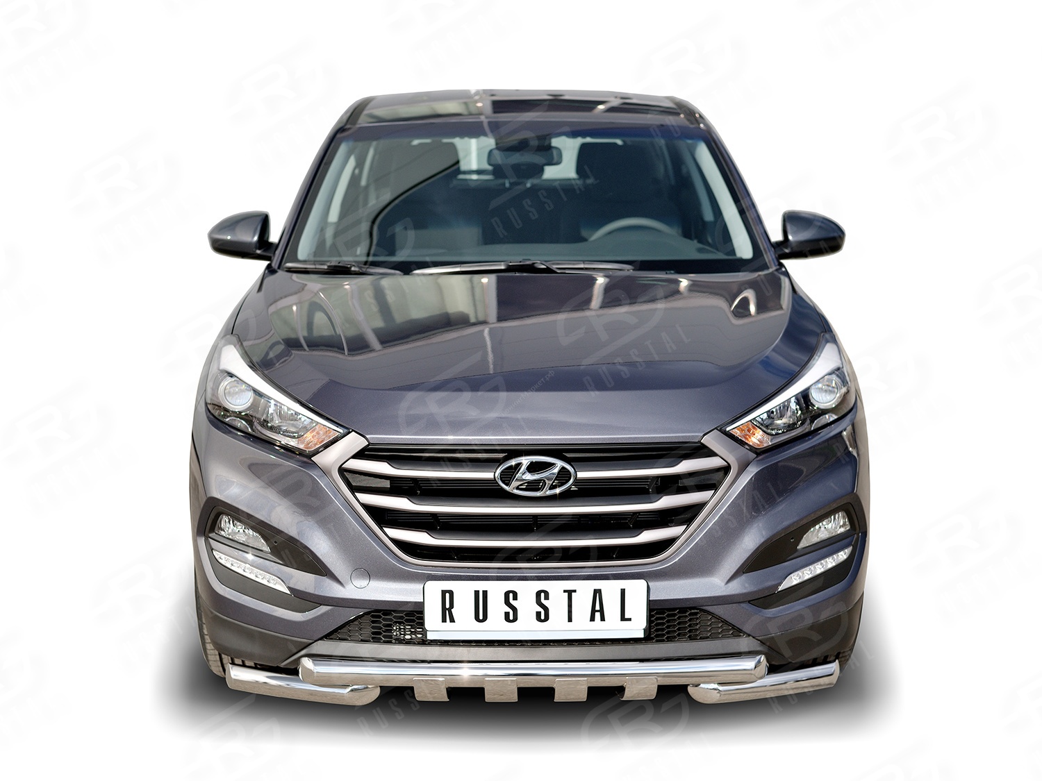 Передняя защита Russtal для Hyundai Tucson (2015-2017)