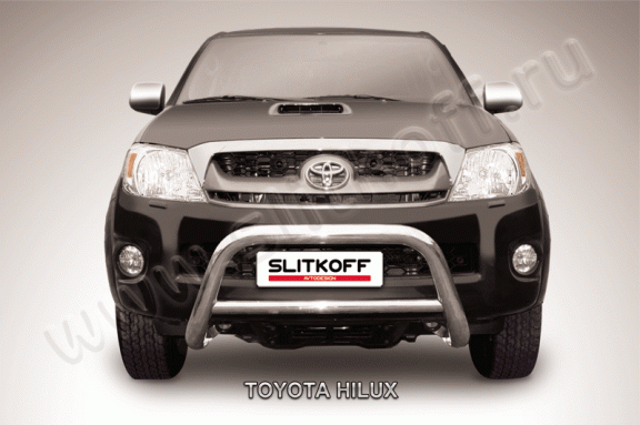 Передняя защита Slitkoff для Toyota Hilux (2006-2011)