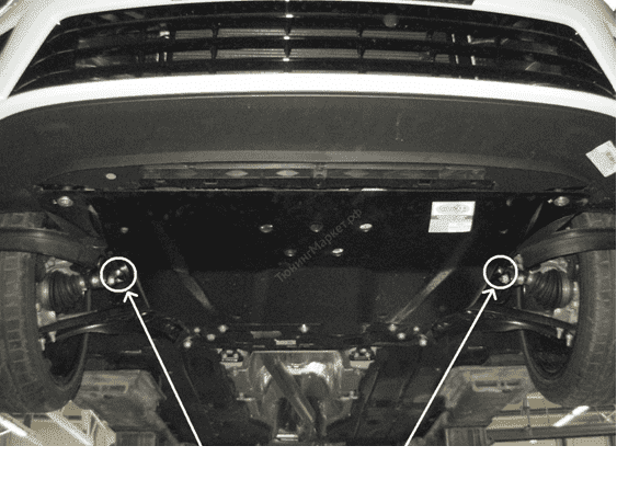 Композитная защита картера Автотанк для Volkswagen Golf R (2013-2019)