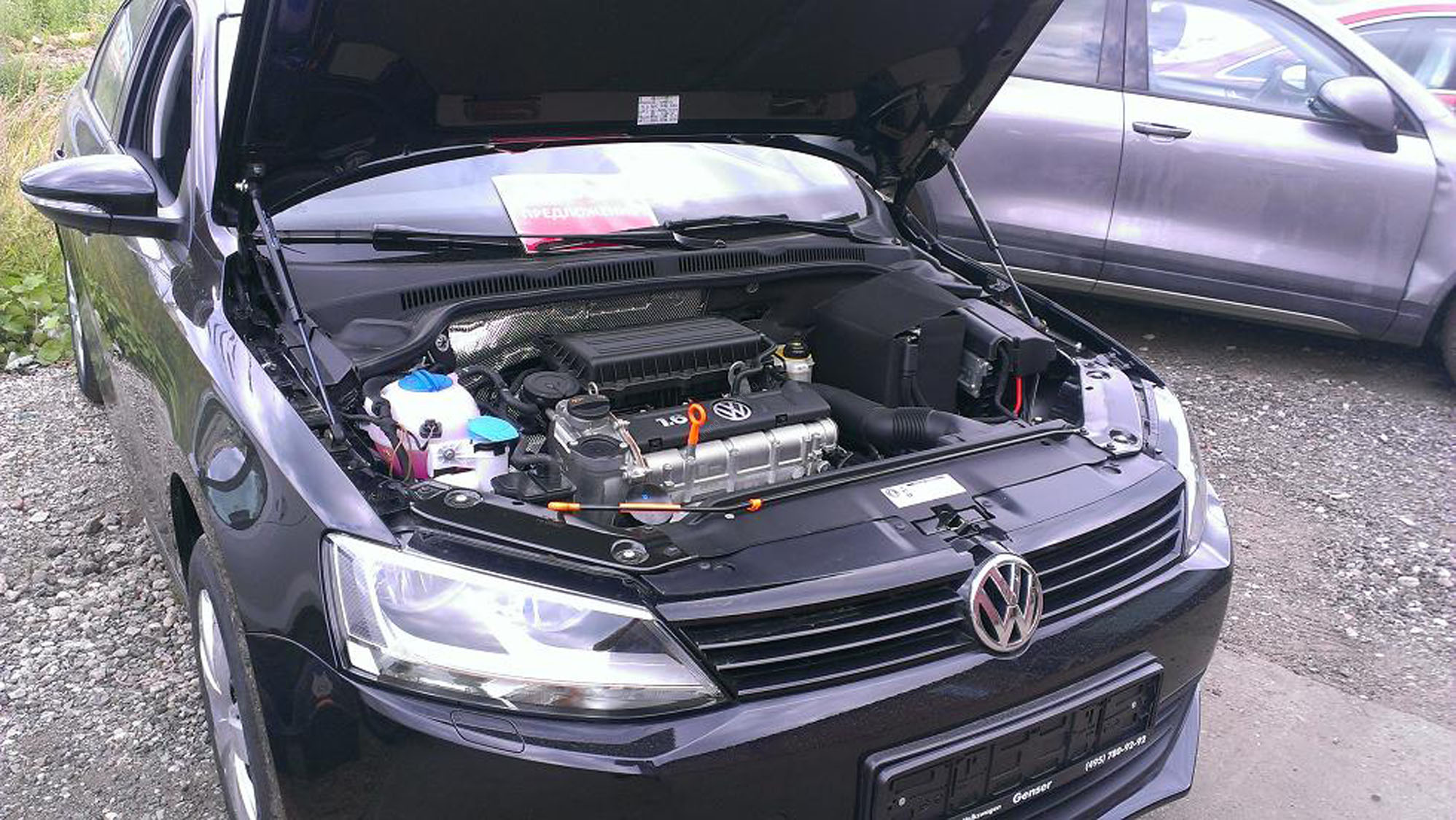 Газовые упоры (амортизаторы) капота A-ENGINEERING для Volkswagen Jetta