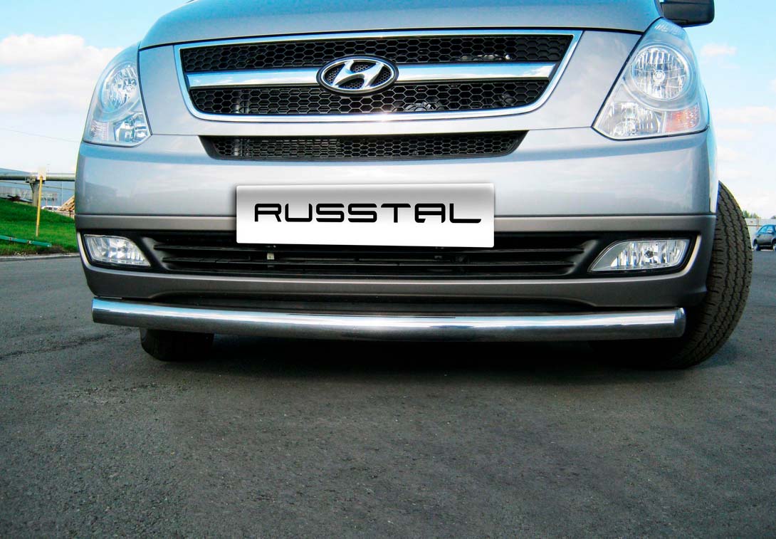 Передняя защита Russtal для Hyundai H1 (2007-2013)