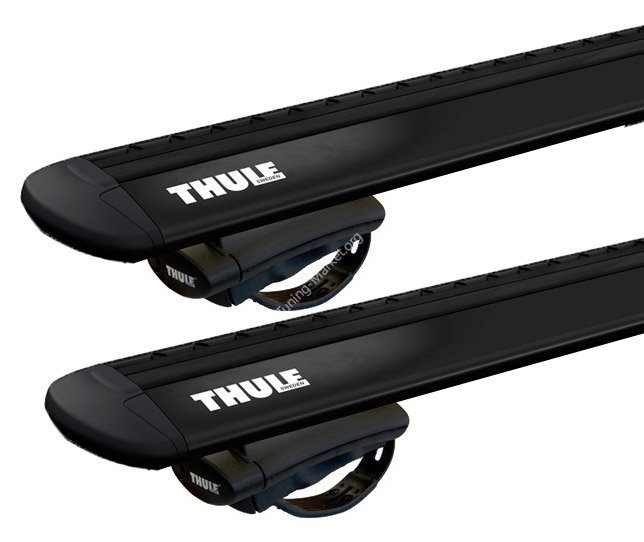 Багажник Thule WingBar Evo Black на аэродинамических дугах для Isuzu D-Max двойная кабина (2012-2020)