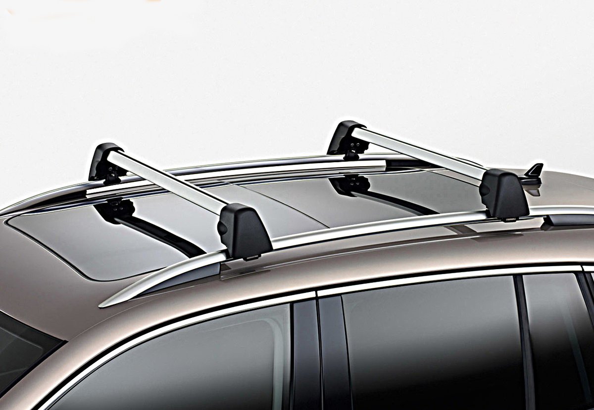 Оригинальный багажник VAG на аэродинамических дугах для Volkswagen Tiguan (2007-2016)