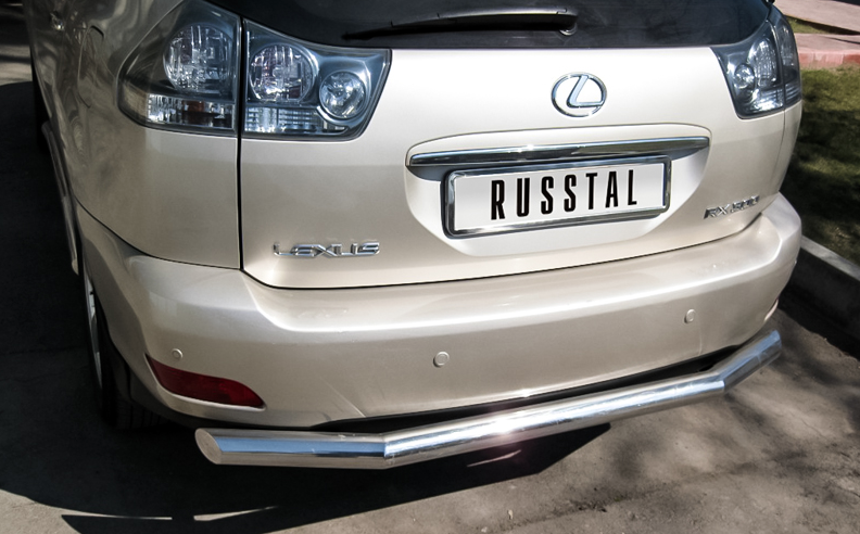 Защита заднего бампера D63 "RUSSTAL" для Lexus RX330