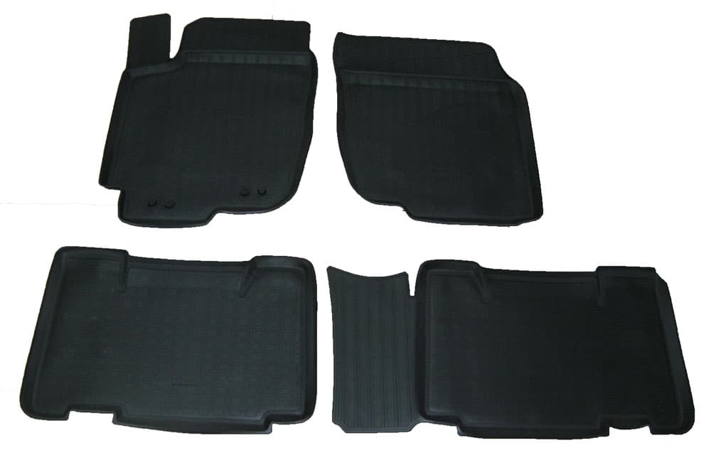 Ковры салонные полиуретан "NorPlast" для Toyota RAV 4 (2013-2019) черный