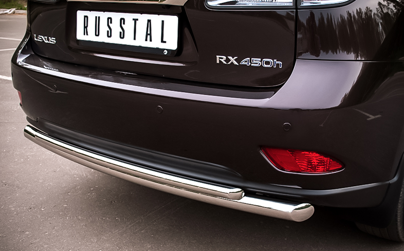 Защита заднего бампера D63xD42 "RUSSTAL" для Lexus RX270