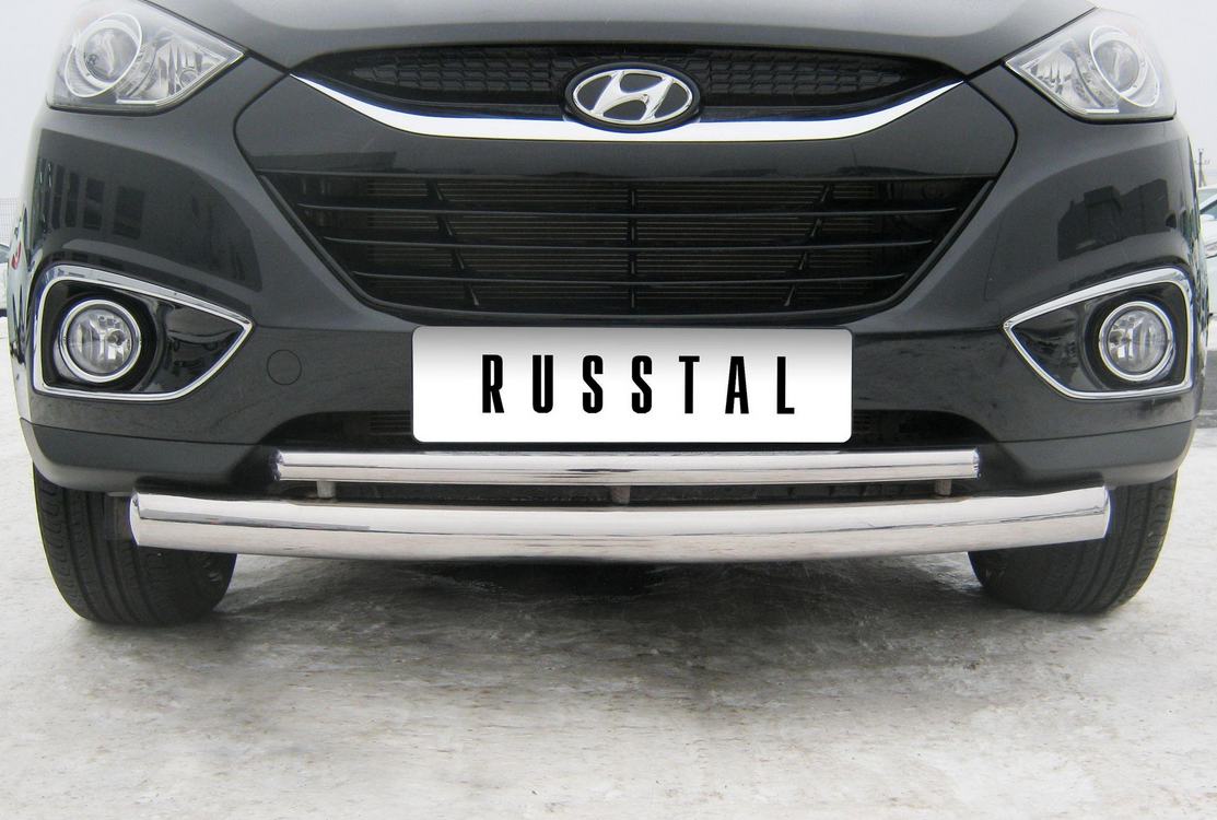 Передняя защита Russtal для Hyundai ix35 (2010-2015)