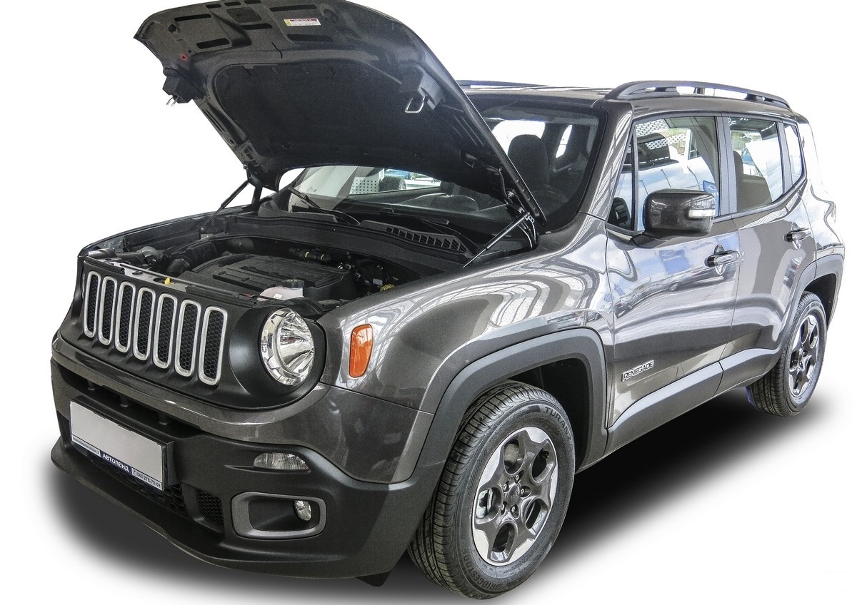 Газовые упоры (амортизаторы) капота АвтоУпор для Jeep Renegade