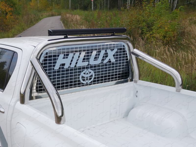 Дуги в кузов TCC с защитой стекла и светодиодной фарой для Toyota Hilux