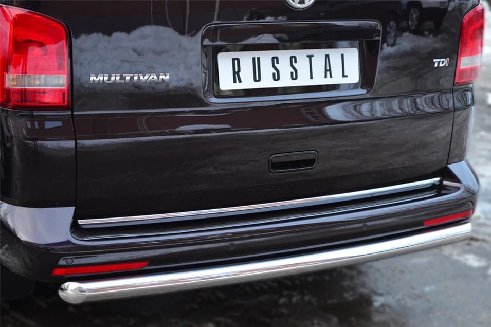 Защита заднего бампера Russtal d63 (дуга) для Volkswagen Multivan