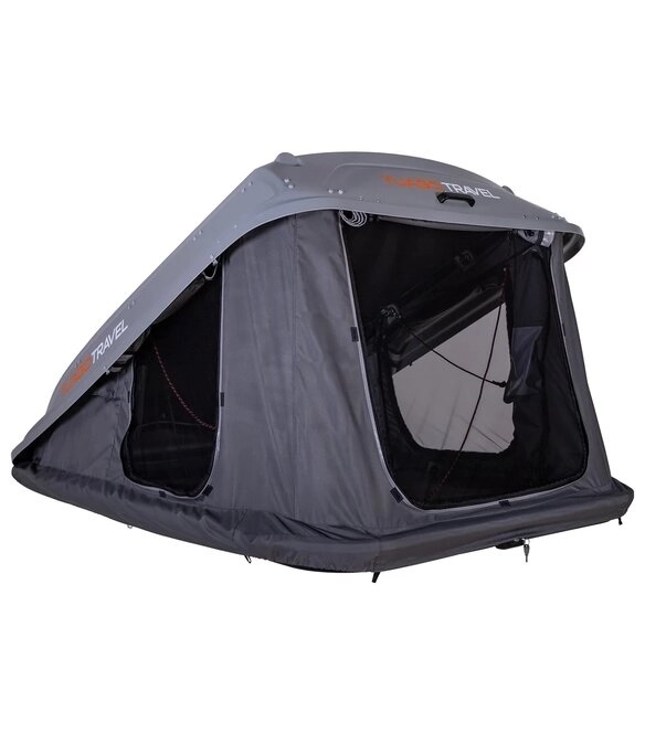 Автопалатка (багажный бокс-палатка) Yuago Travel серый матовый (215x144x39 см)