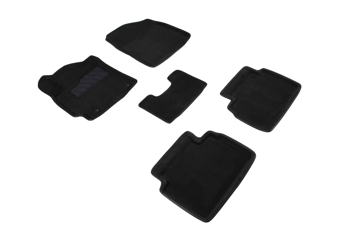 Коврики в салон Seintex Ворс 3D для Hyundai Elantra (2015-2020) черный