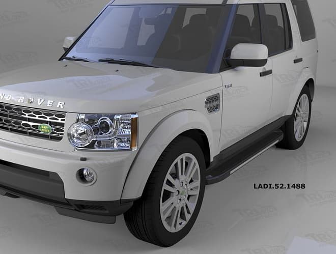 Пороги алюминиевые (Onyx) для Land Rover Discovery 3