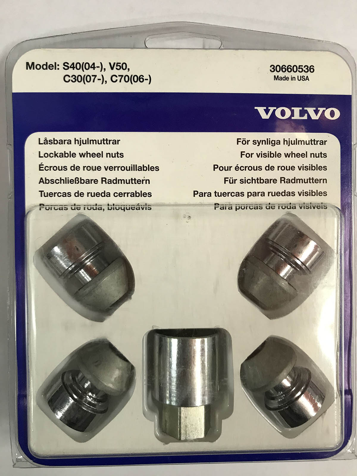 Оригинальные cекретки Volvo для Volvo C70 (Штатные диски)