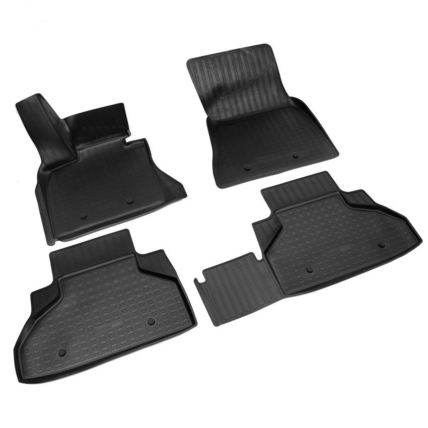 Ковры салонные полиуретан "NorPlast" для BMW X6 (2014-2019) черные