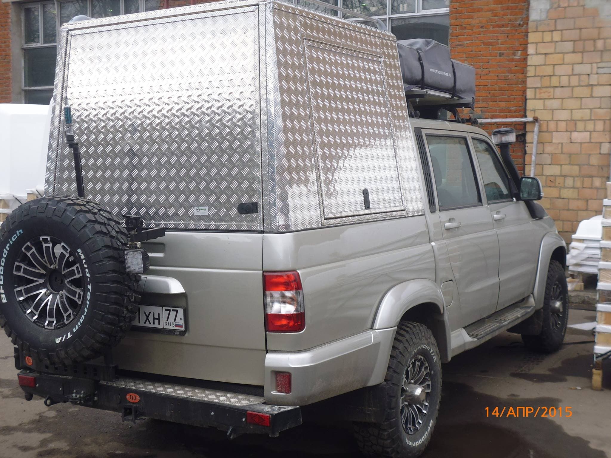 Алюминиевый кунг Triffid Trucks для УАЗ Pickup