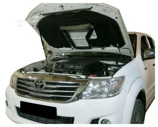 Газовые упоры (амортизаторы) капота Автоупор для Toyota Hilux (2005-2015)
