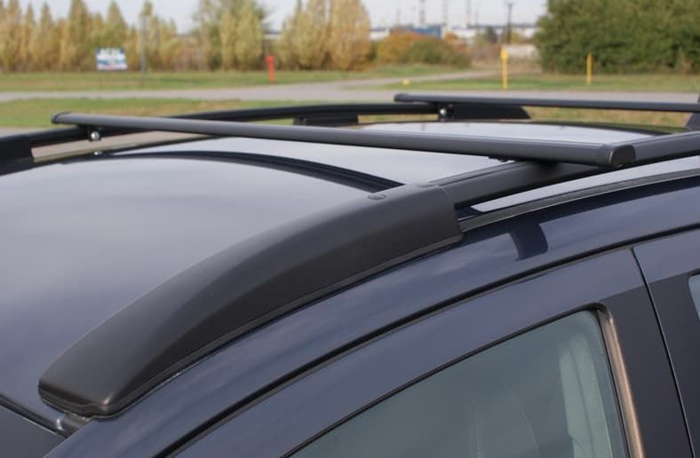 Багажные поперечины для рейлингов Opel Astra (2004-2015) черные