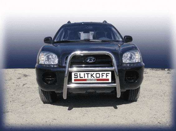 Передняя защита для Hyundai Santa Fe (2000-2012)