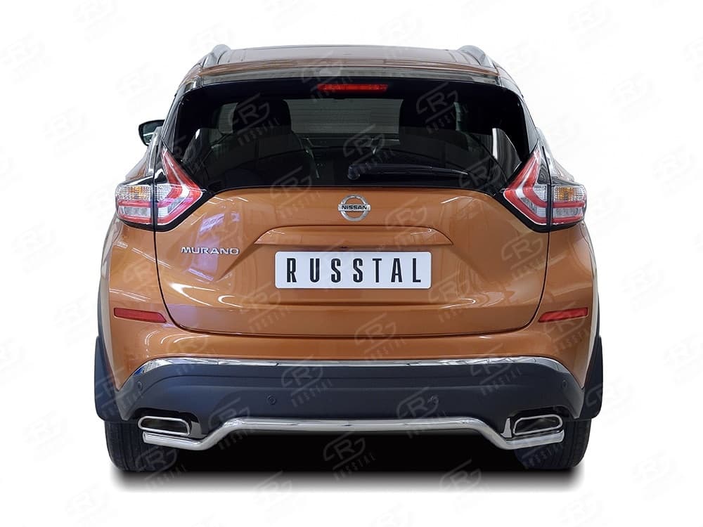 Задняя защита Russtal для Nissan Murano (2016-н.в.)