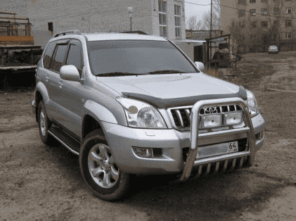 Передняя защита для Toyota Land Cruiser Prado 120 (2002-2009)