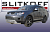 Передняя защита Slitkoff для Mitsubishi Outlander XL (2006-2009)