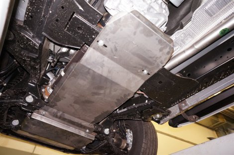 Алюминиевая защита днища АВС-Дизайн для Ford Ranger (2012-н.в.)
