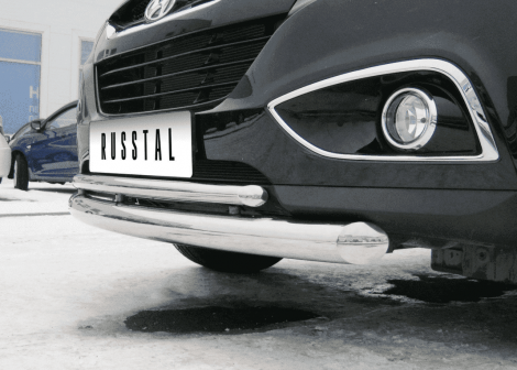 Передняя защита Russtal для Hyundai ix35 (2010-2015)