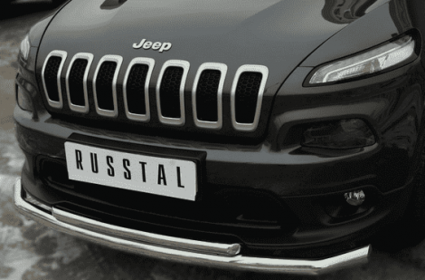 Передняя защита Russtal для Jeep Cherokee (2013-2015)