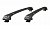 Багажник Turtle AIR-1 Black на аэродинамических дугах для Peugeot Expert (2007-2015)