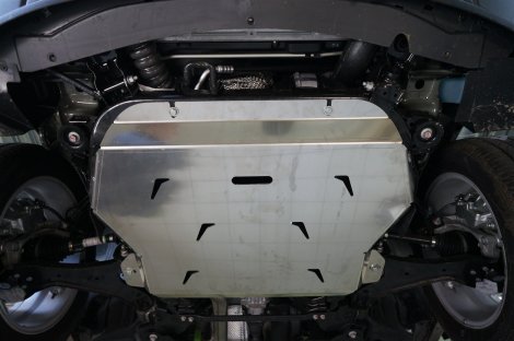 Алюминиевая защита картера и КПП АВС-Дизайн для Chevrolet Captiva (2011-2015)