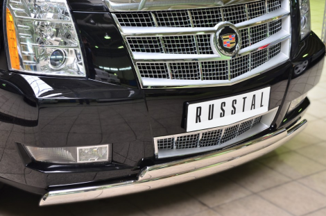 Передняя защита Russtal для Cadillac Escalade (2006-2014