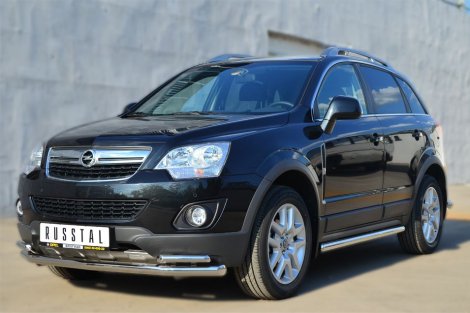 Передняя защита Russtal для Opel Antara (2011-2015)