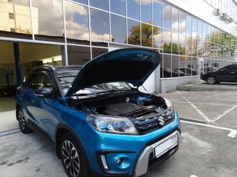 Газовые упоры (амортизаторы) капота A-ENGINEERING для Suzuki Vitara (2015-2018)