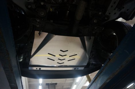 Алюминиевая защита днища АВС-Дизайн для Ford Edge (2015-2019)