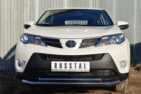 Передняя защита Russtal для Toyota RAV4 (2013-2015)