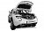Газовые упоры (амортизаторы) капота АвтоУпор для Nissan Juke (2010-2019)