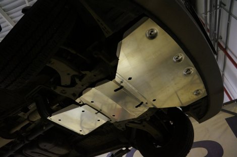 Алюминиевая защита картера и КПП АВС-Дизайн для Hyundai H-1